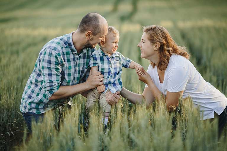 bon moment en famille